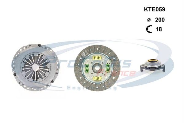 PROCODIS FRANCE Комплект сцепления KTE059